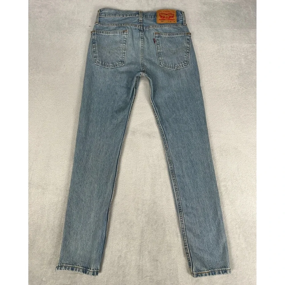 Levi's 510 Skinny Jeans Men's 27x30 Med Wash Blue Denim
